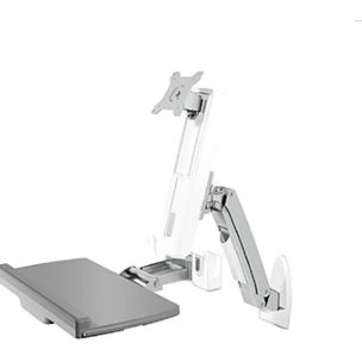 ICY BOX Tischhalterung bis 24" Monitor, Tastatur und Maus IB-MS600-W weiß