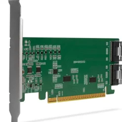 ICY Dock Adapter 2x SlimSAS 8i to PCIe Adapter with Redriver