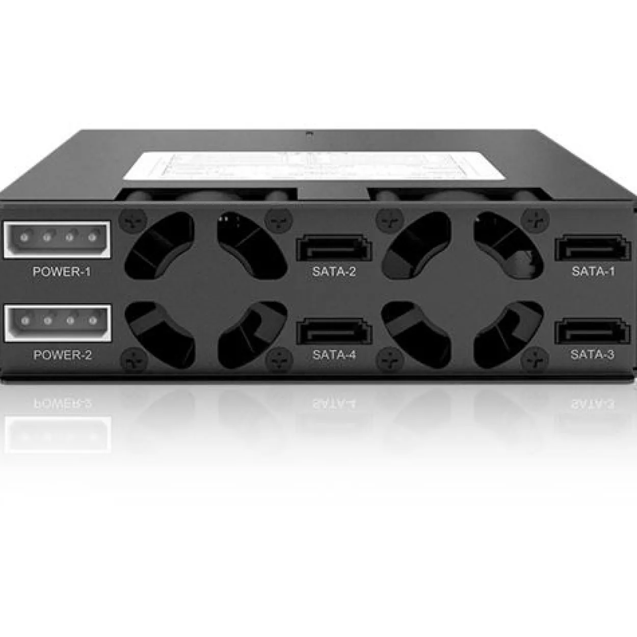 IcyDock Backplane 4x6,3cm SATAI-III/SAS in 1x5,25" HDD/SSD