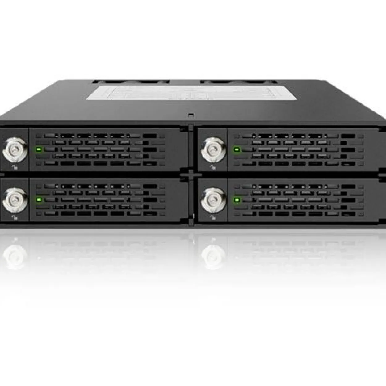 IcyDock Backplane 4x6,3cm SATAI-III/SAS in 1x5,25" HDD/SSD