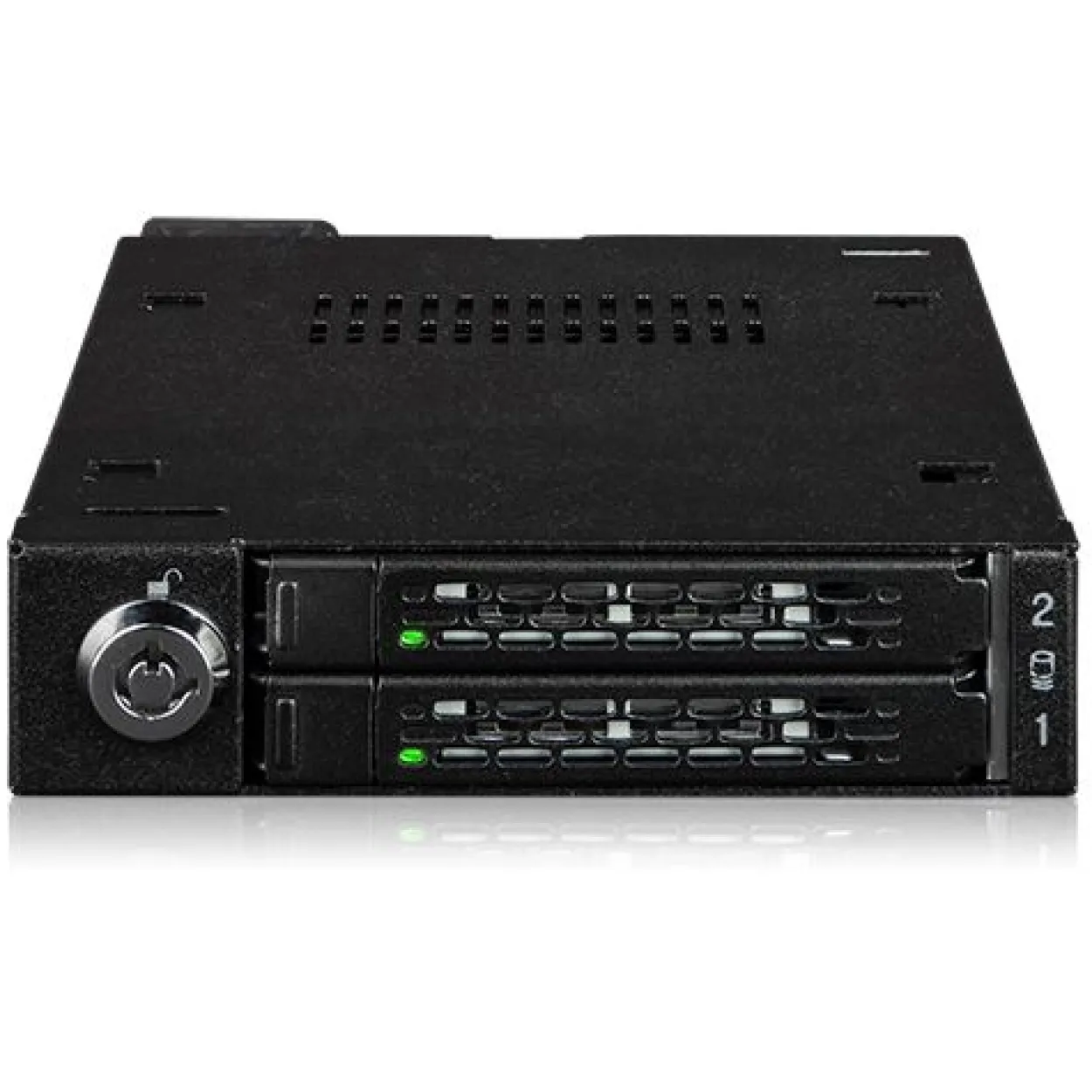 Icy Dock Einbaurahmen 2x6,3cm U.2/U.3 NVMe 3,5" SSD sw