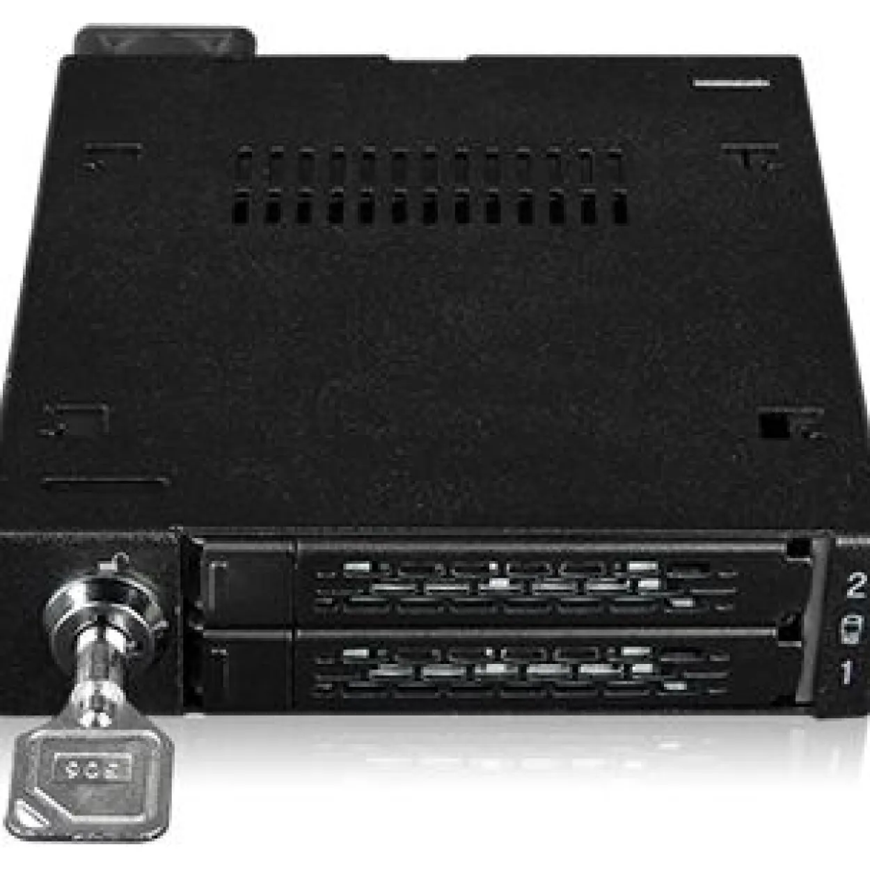 Icy Dock Einbaurahmen 2x6,3cm U.2/U.3 NVMe 3,5" SSD sw