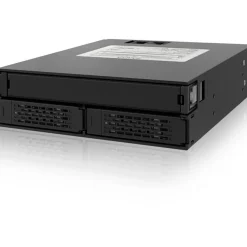 Icy Dock ToughArmor 5,25" Wechselrahmen für 2x 2.5" Festplatten (MB994IPO-3SB)