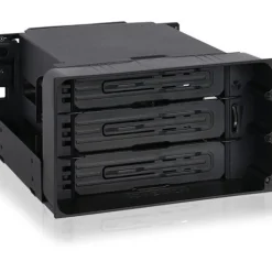 IcyDock 3x3.5" SATA in 2x5.25" bay backplace cage 80mm fan