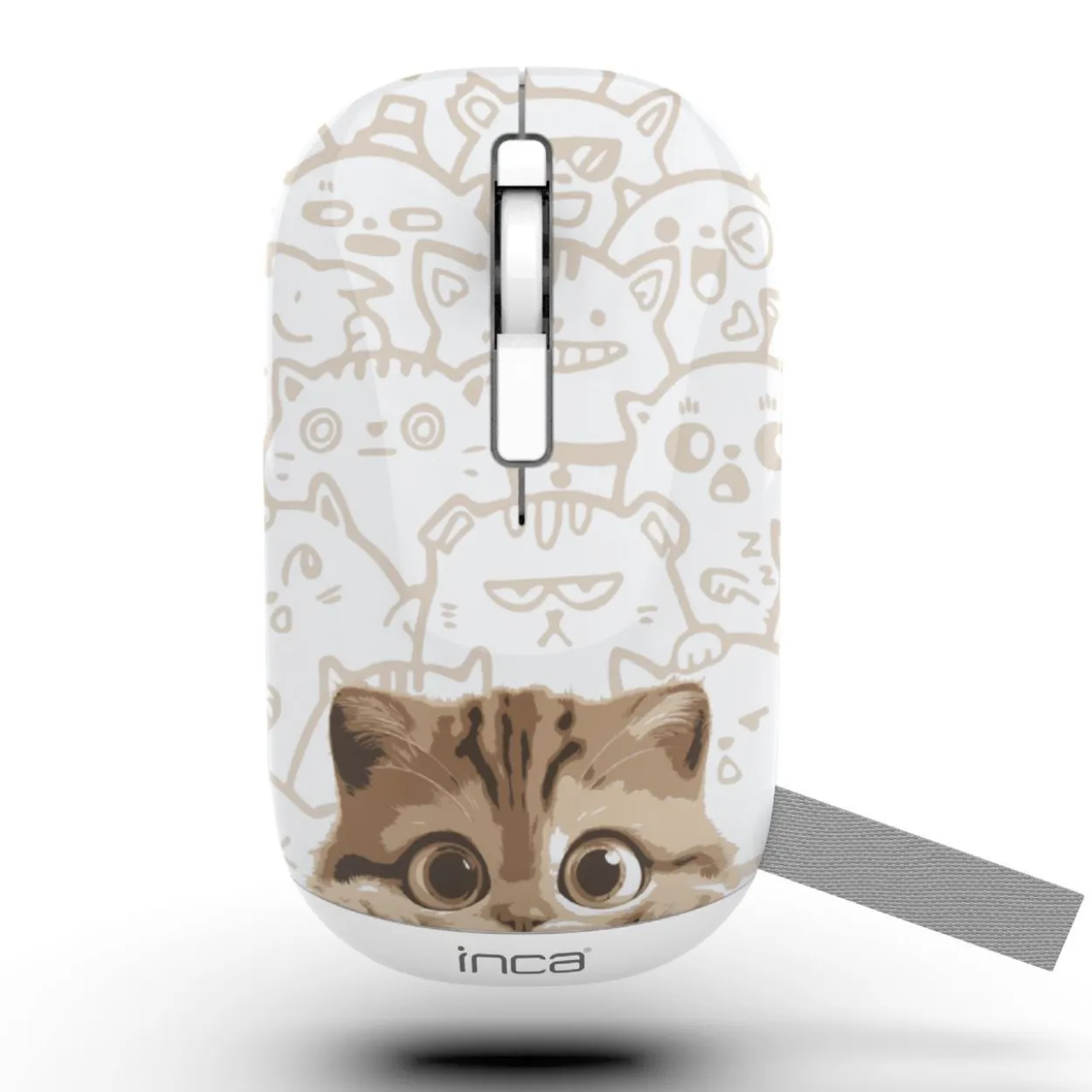 INCA Maus IWM-242K Wireless, Katzenmotiv