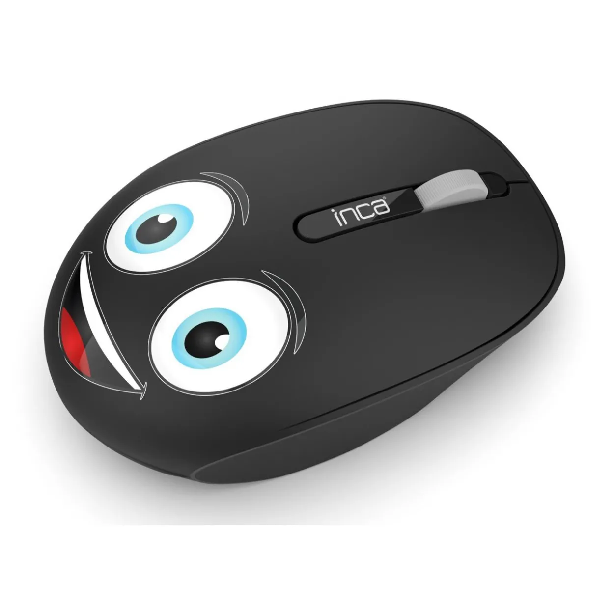 INCA Wrls Maus 1200DPI/3Tasten/2.4GHzUSB-A WEENY Emoji sw