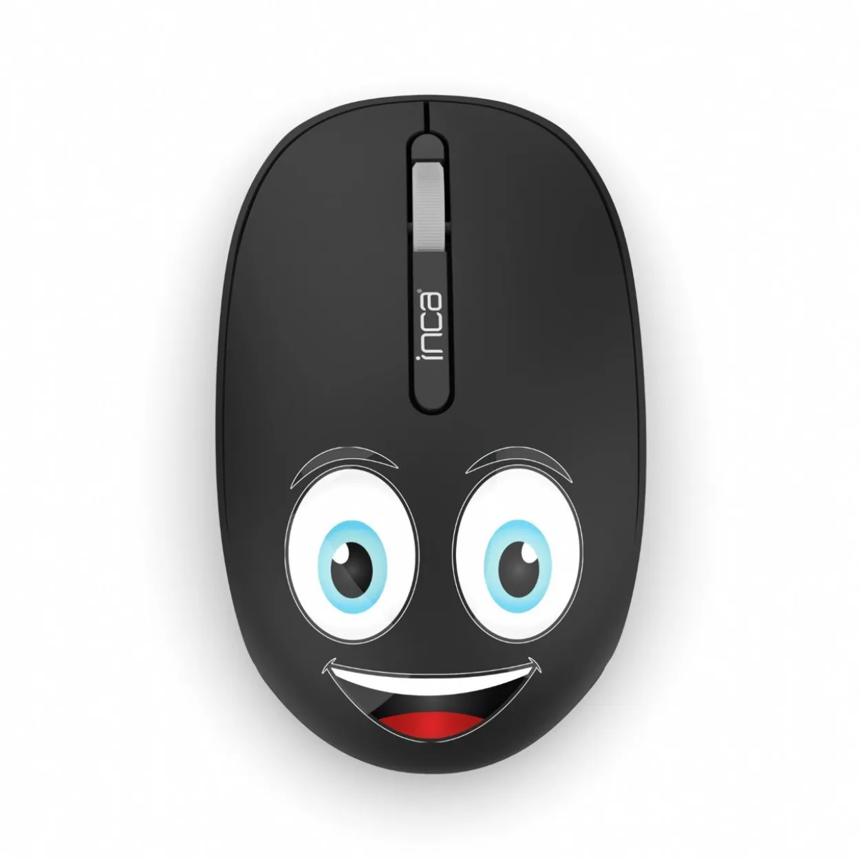 INCA Wrls Maus 1200DPI/3Tasten/2.4GHzUSB-A WEENY Emoji sw