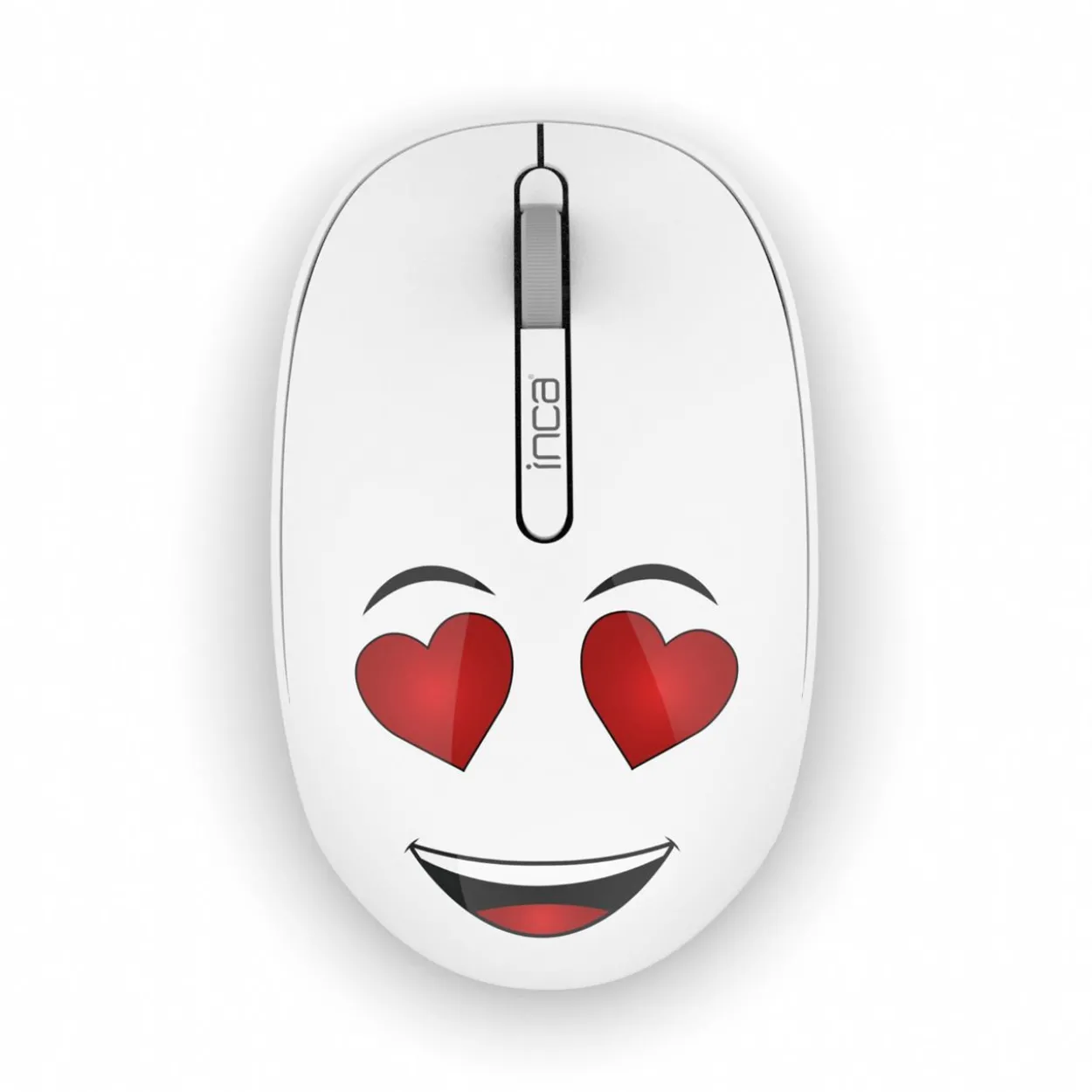 INCA Wrls Maus 1200DPI/3Tasten/2.4GHzUSB-A WEENY Emoji ws