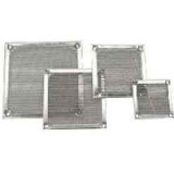 InLine Alu Lüftergitter mit Filter für 80mm Lüfter (33378A)