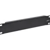 InLine 10" Blindplatte, 1HE, RAL 9005 schwarz