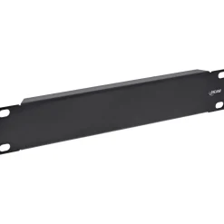 InLine 10" Blindplatte, 1HE, RAL 9005 schwarz