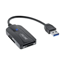 InLine Card Reader USB 3.1 USB-A, für SD/SDHC/SDXC, microSD, UHS-II kompatibel