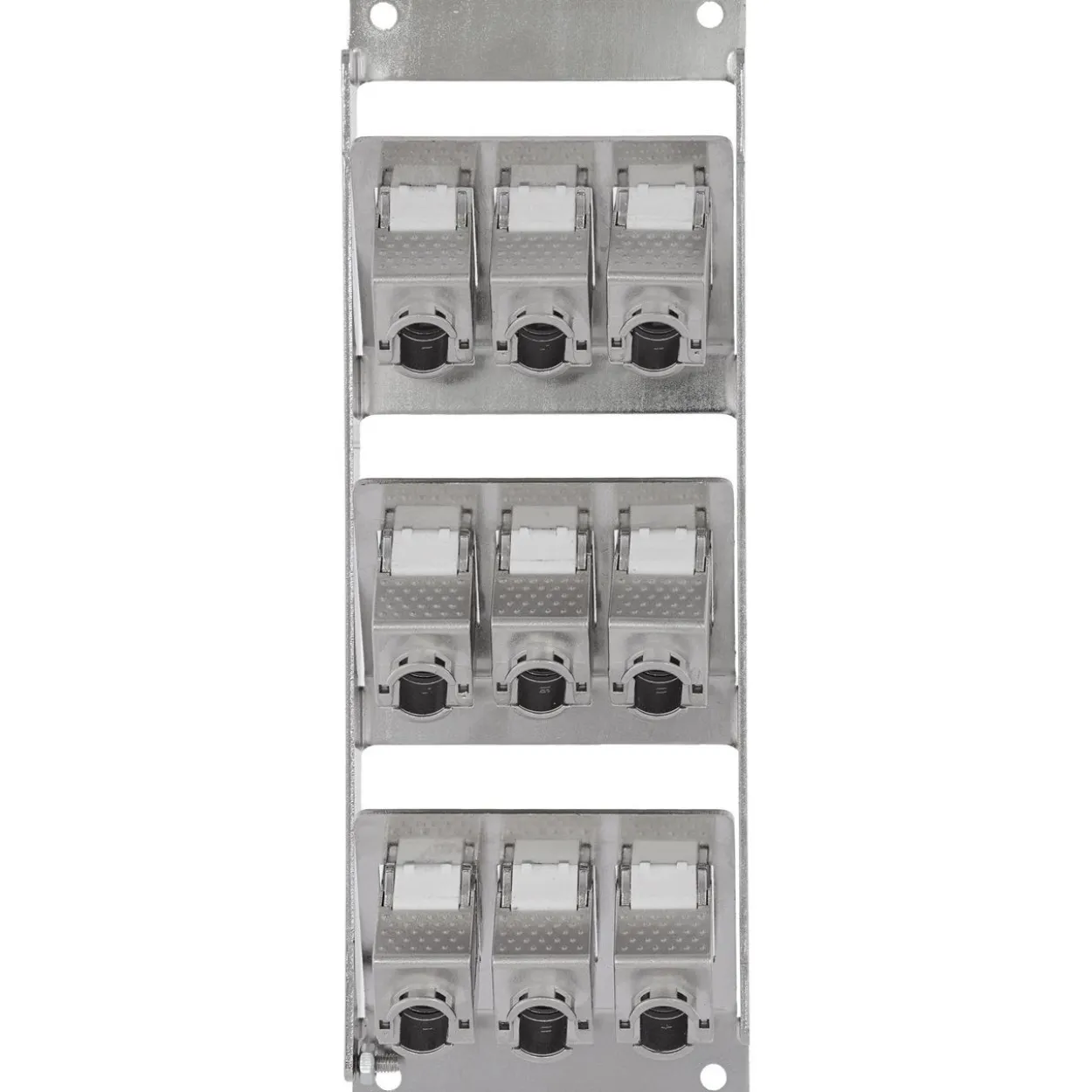 InLine Cat.6A Keystone-Verteilerkasten, Wand-/Hutschiene, STP, 9 Port