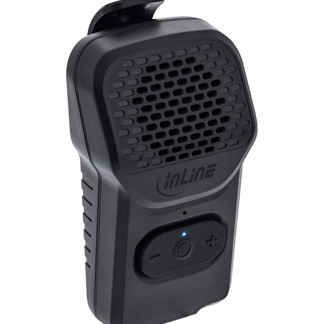 InLine ClipTone, tragbarer Bluetooth Lautsprecher, Clip, Freisprecheinrichtung