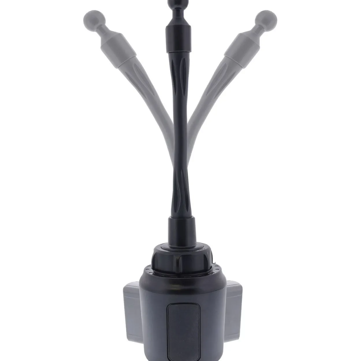 InLine Cupholder-Fuß, Getränkehalter-Adapter für KFZ-Halterung, universell