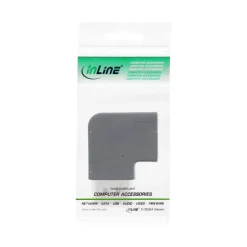 InLine DisplayPort Adapter, DisplayPort Stecker / Buchse links gewinkelt