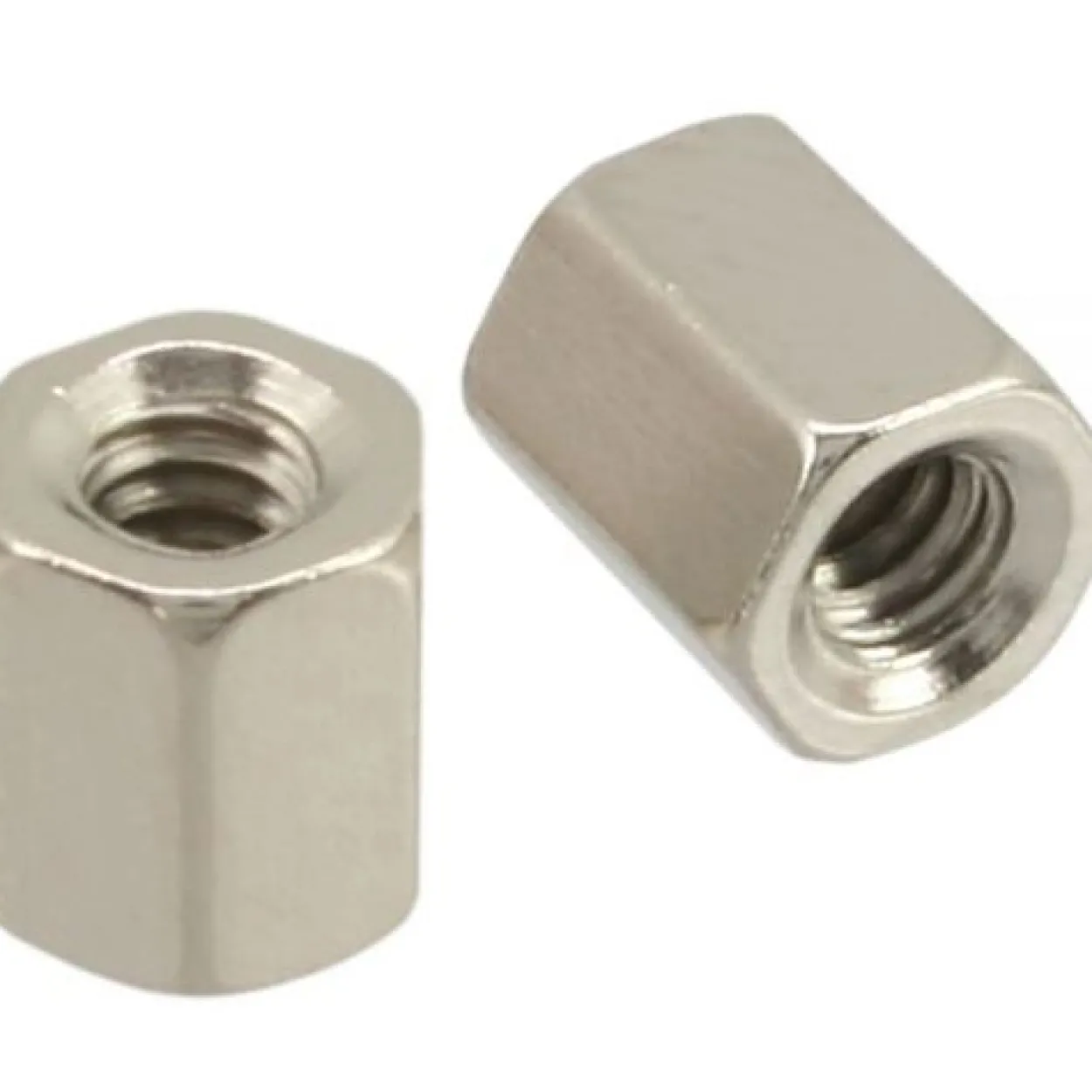InLine Doppelmutter Set innen UNC 4/40 100er Pack