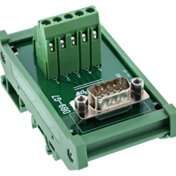 InLine D-Sub 9 Terminalblock, Stecker, Schraubklemme, Hutschiene
