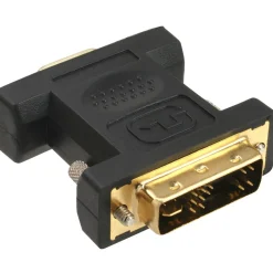 InLine DVI-A Adapter DVI 12+5 Stecker auf VGA 15pol Buchse Schwarz vergoldet