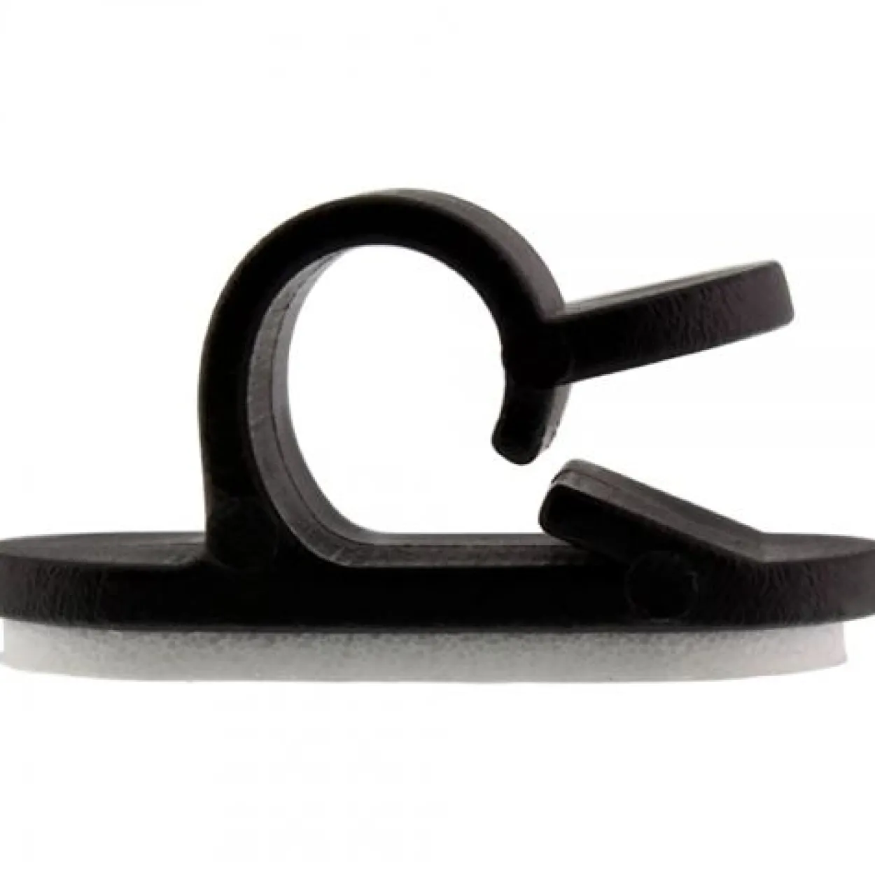 InLine 10er Pack Kabelmanager, mit Klebesockel, 2,8cm, schwarz