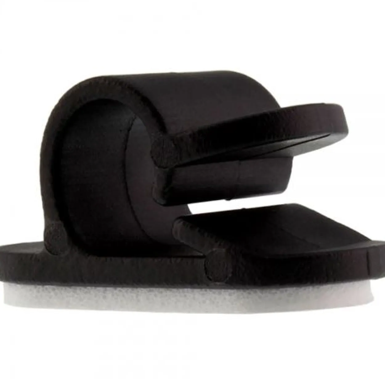 InLine 10er Pack Kabelmanager, mit Klebesockel, 2,8cm, schwarz