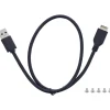 InLine 3,5" Front Panel, 2x USB-A + 2x USB-C, 10 Gb/s, Metall, schwarz
