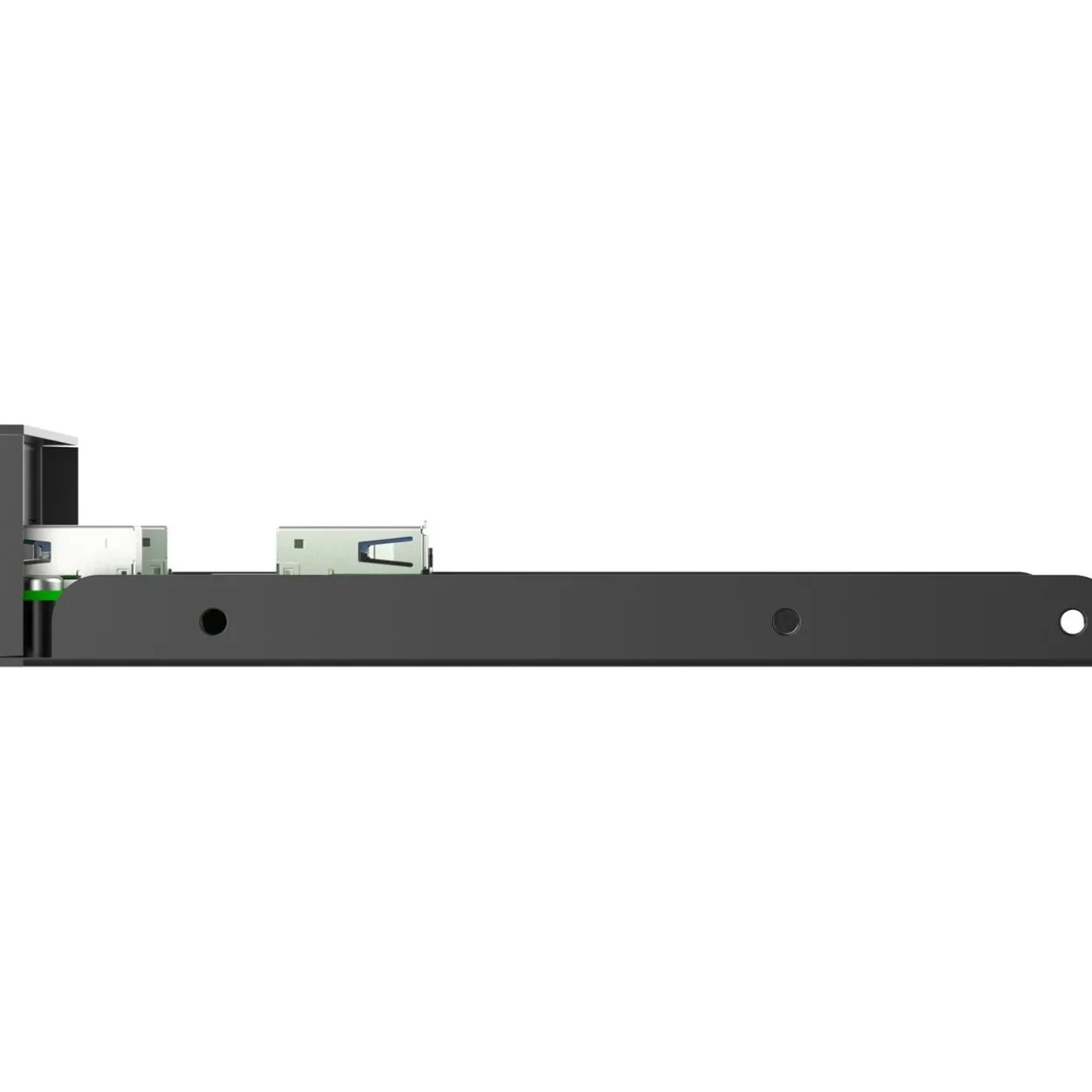 InLine 3,5" Front Panel, 2x USB-A + 2x USB-C, 10 Gb/s, Metall, schwarz