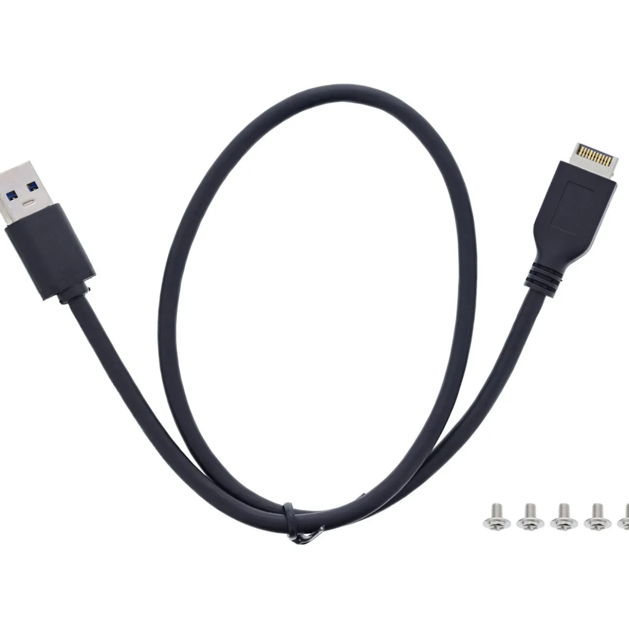 InLine 3,5" Front Panel, 2x USB-A + 2x USB-C, 10 Gb/s, Metall, schwarz