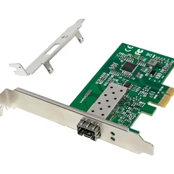 InLine Gigabit Netzwerkkarte, 1x SFP Fiber 1Gb/s, PCIe x1, inkl. LP Slotblech