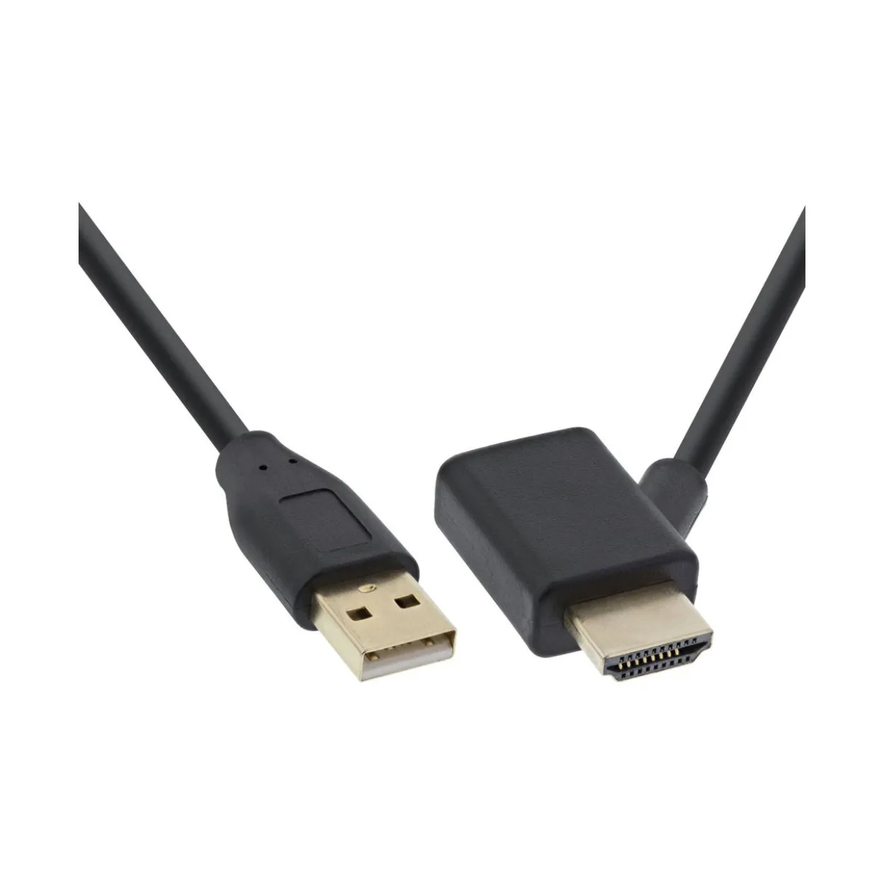 InLine HDMI Adapter Stecker/Buchse mit USB-Power Einspeisung