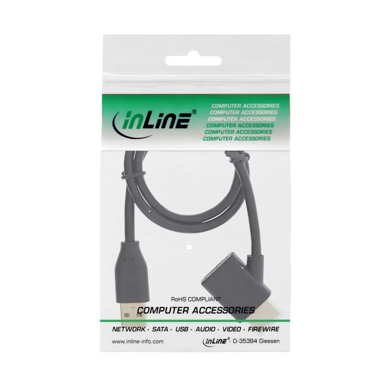 InLine HDMI Adapter Stecker/Buchse mit USB-Power Einspeisung