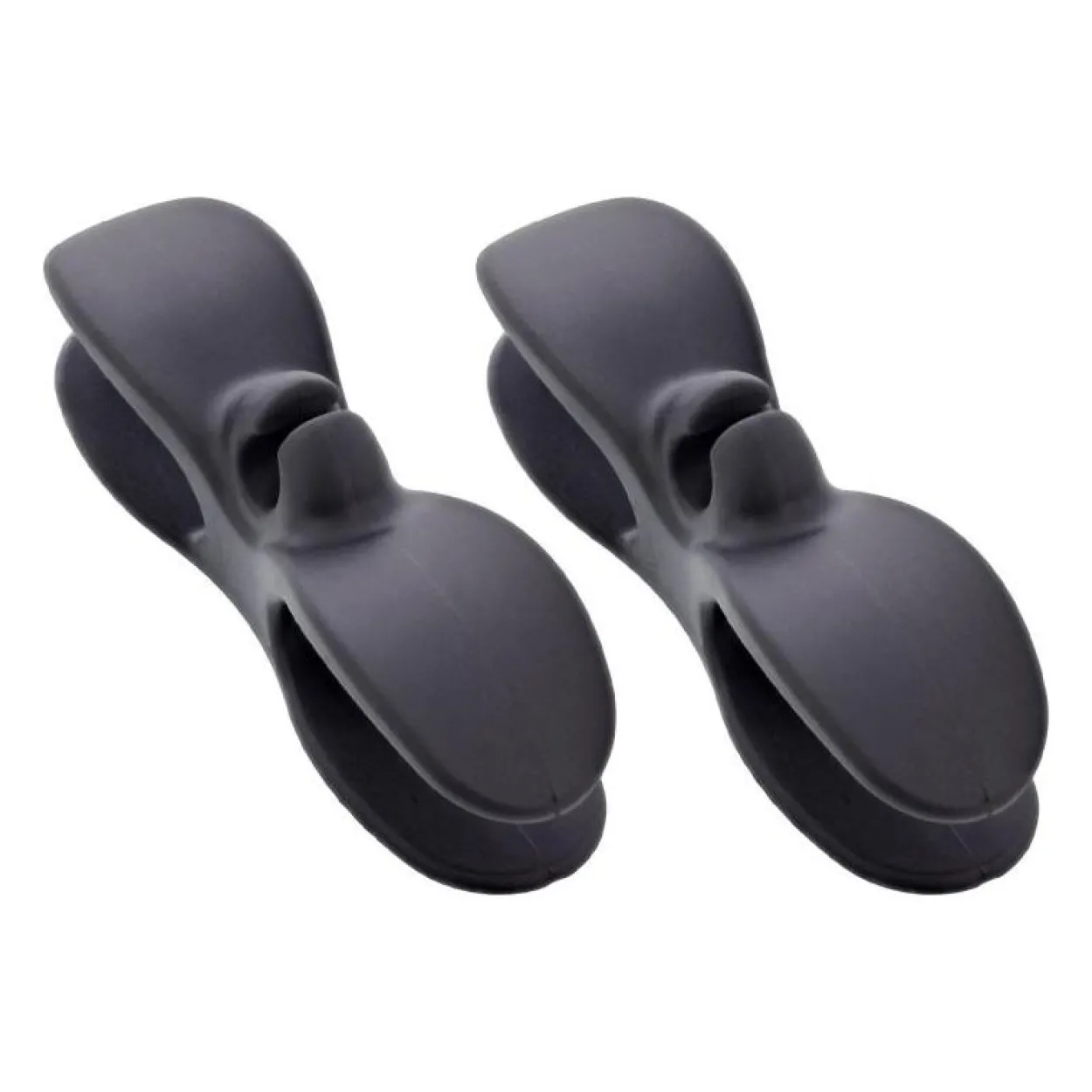 InLine Kabelaufwickler für Gerätekabel, selbstklebend, schwarz, 2er-Set
