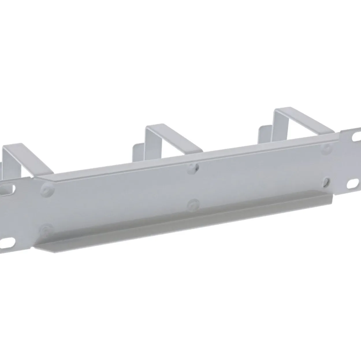 InLine 10" Kabelführungspanel, 3 Bügel, RAL 7035 grau