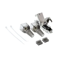 InLine Kabelverbinder Cat.6A, mit LSA-Technik, geschirmt