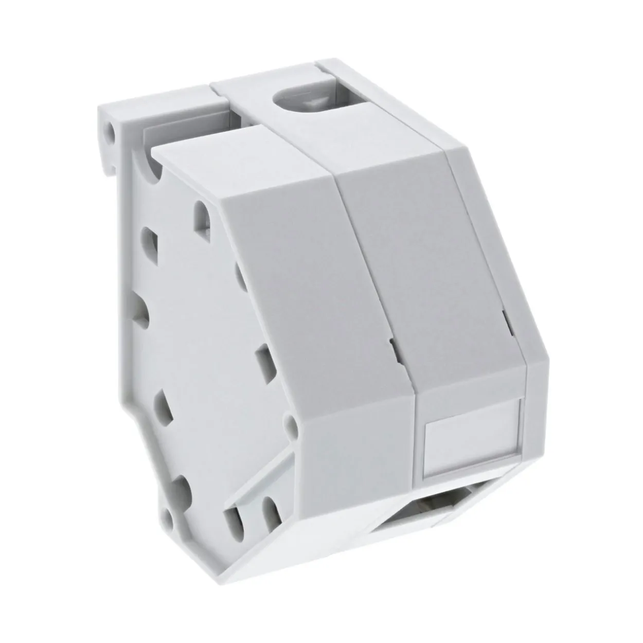 InLine Keystone SNAP-In LWL Keystone Modulhalter, 1-fach für Hutschiene