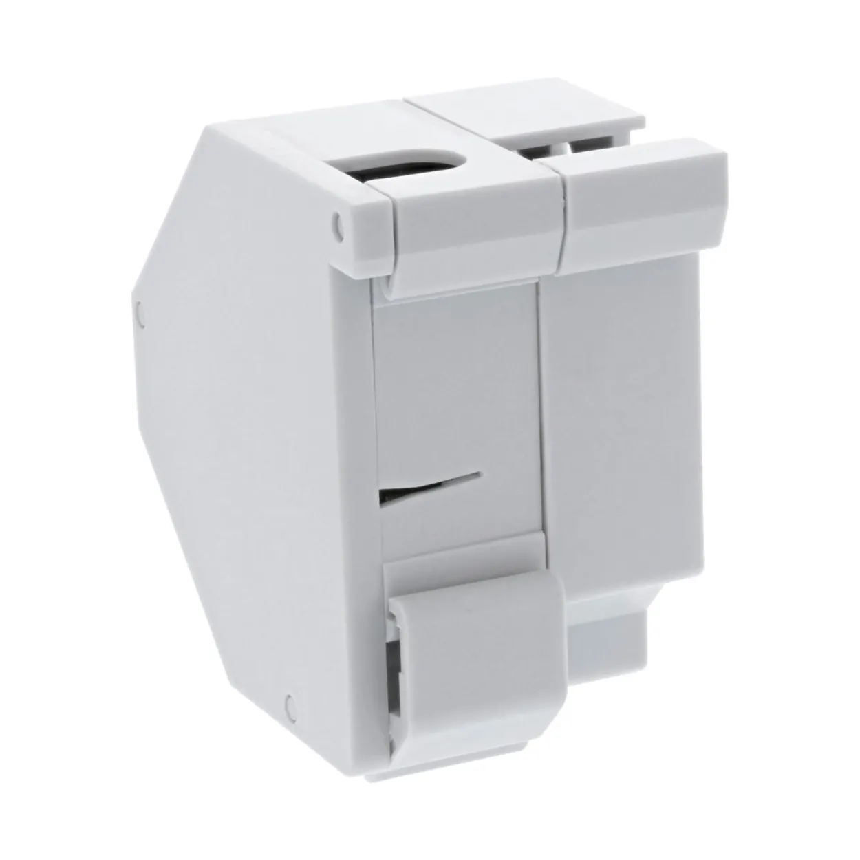 InLine Keystone SNAP-In LWL Keystone Modulhalter, 1-fach für Hutschiene