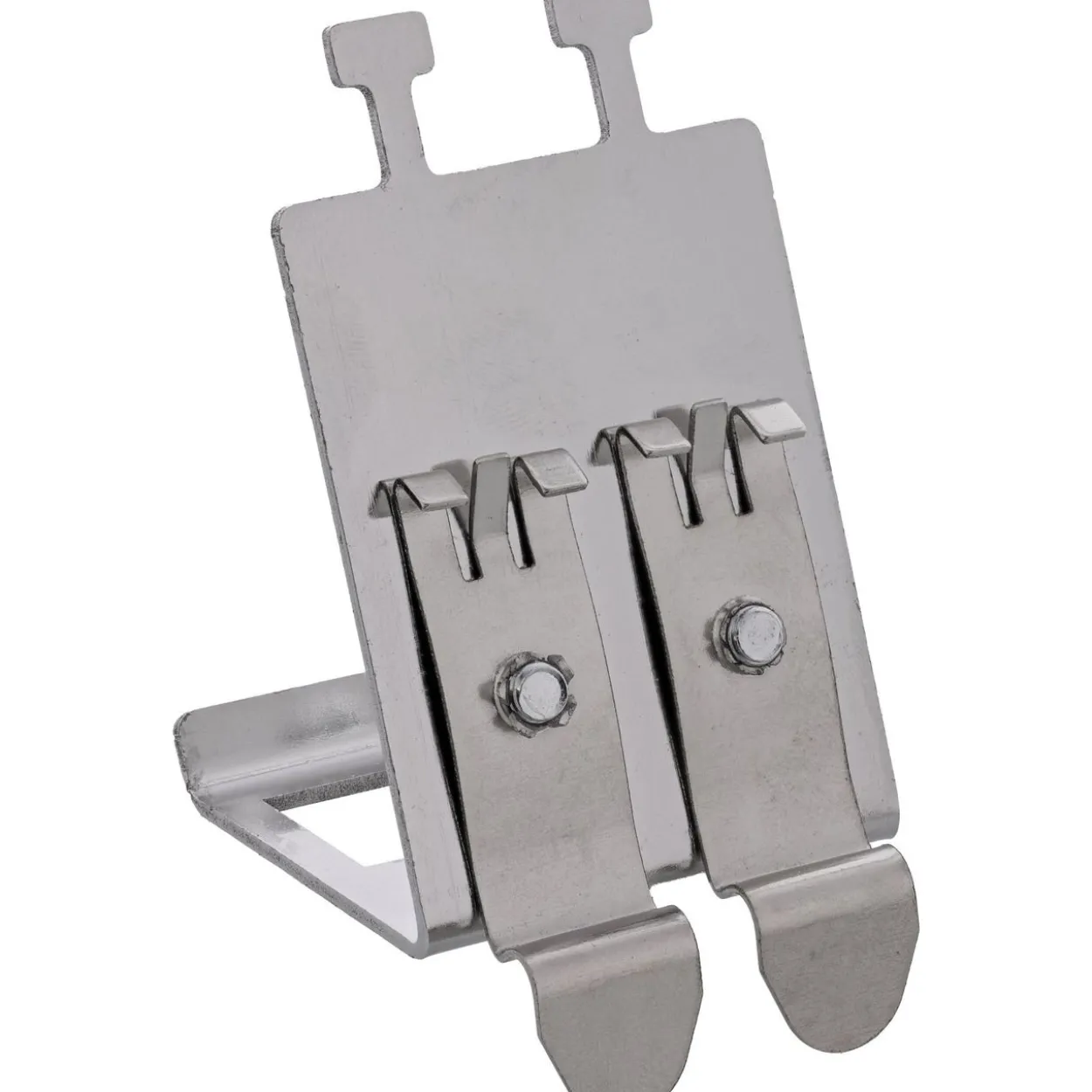 InLine Keystone SNAP-In Metall-Modulhalter, 2-fach für Hutschiene, mit Lasche