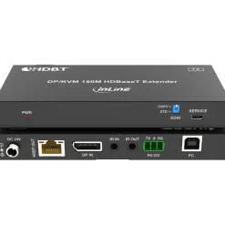 InLine KVM Extender, DP 4K/60Hz, HDBaseT, 150m, Set