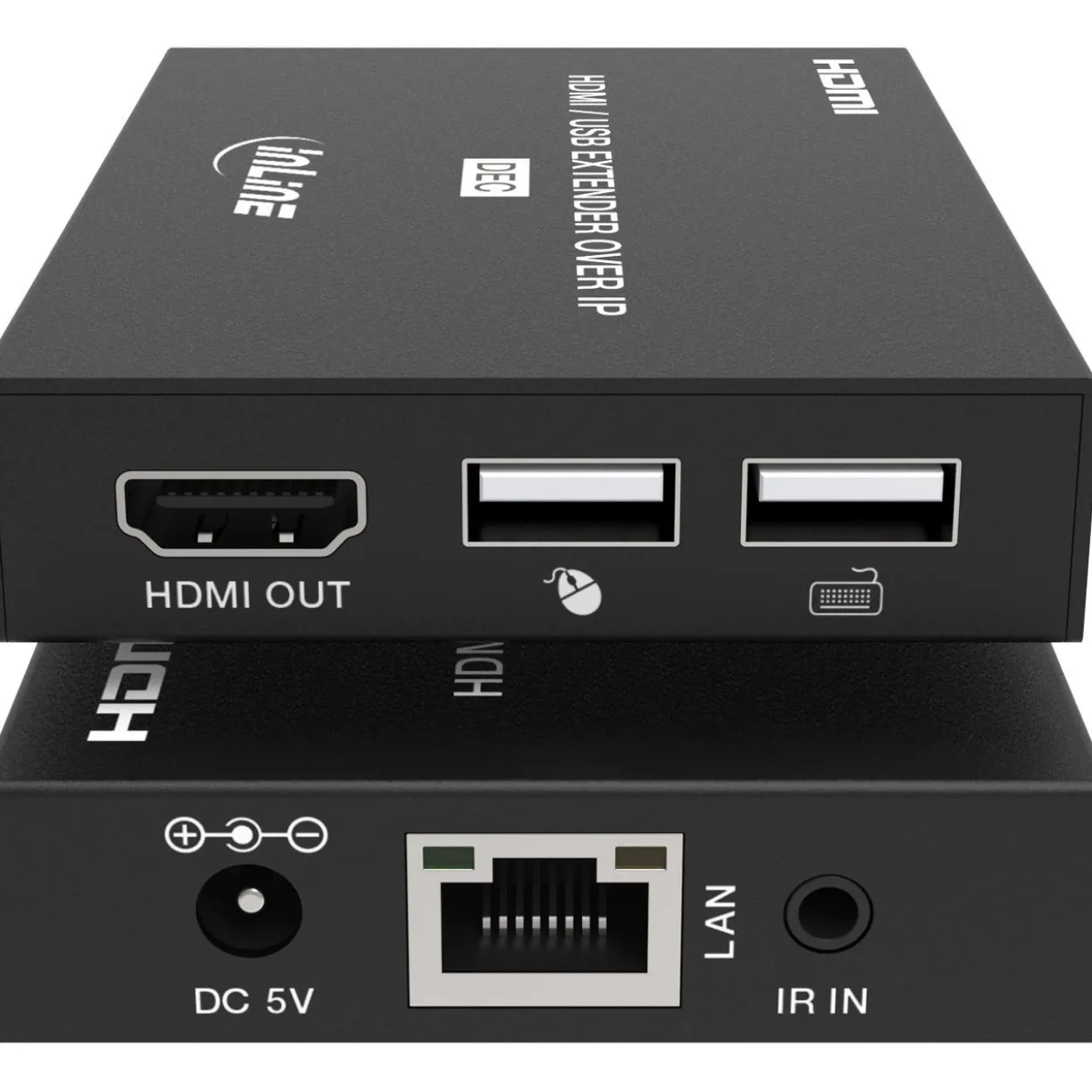 InLine KVM Extender over IP, HDMI Full-HD, 150m, Set