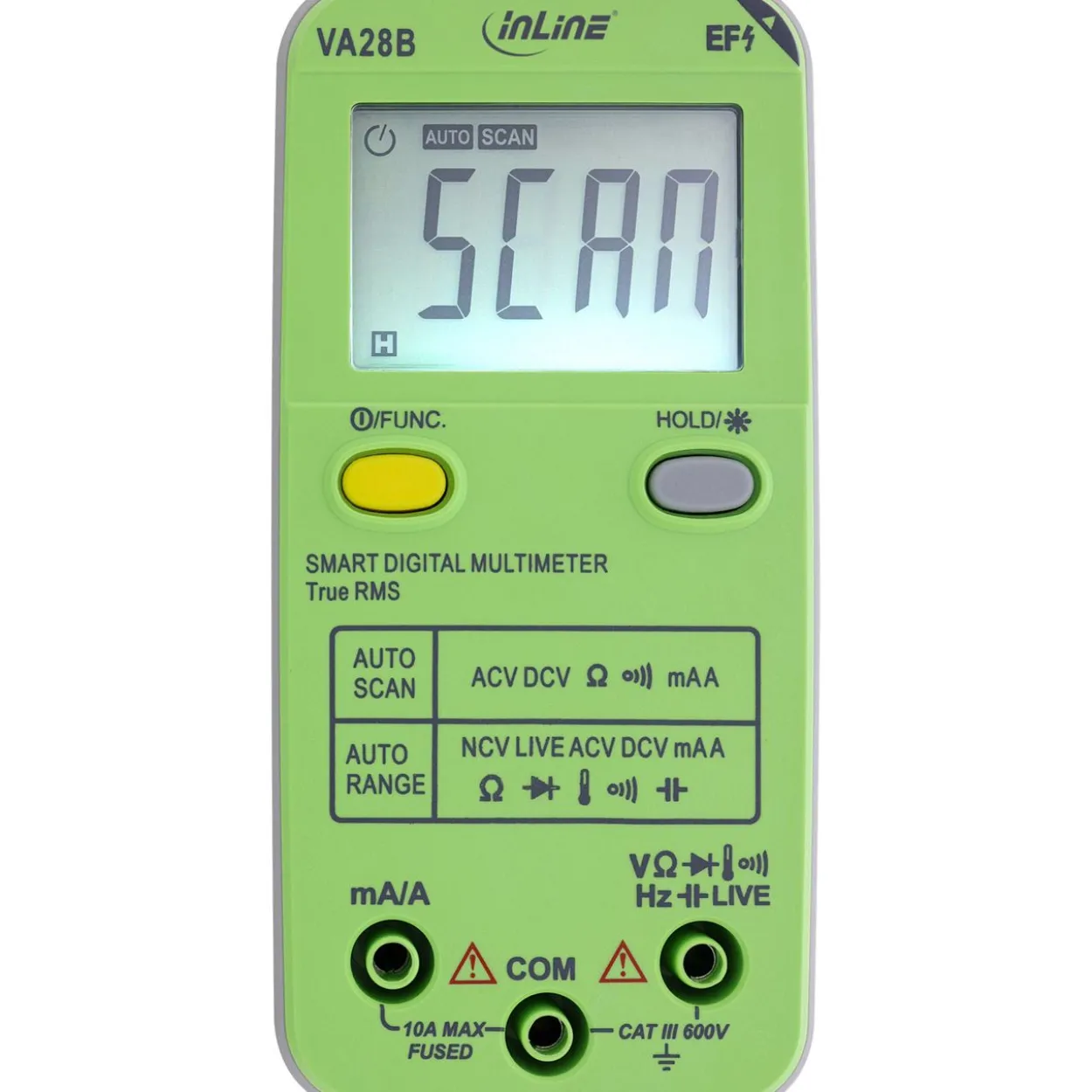 InLine Multimeter mit Auto-Range und Autoscan, Pocketformat