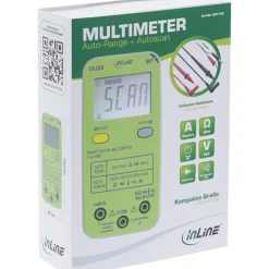 InLine Multimeter mit Auto-Range und Autoscan, Pocketformat