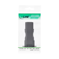 InLine Netzadapter IEC 60320 C14 / C13, 3pol. Kaltgeräte