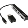 InLine OTG microUSB / USB 2.0 extern Multi Slot Kartenleser