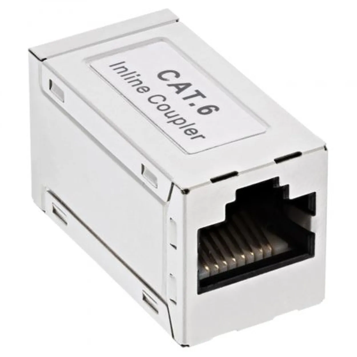 InLine Patchkabelkupplung Cat.6, 2x RJ45 Buchse, geschirmt