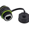 InLine Patchkabelkupplung, mini, Cat.6A, IP68, geschirmt, 2x RJ45 Buchse