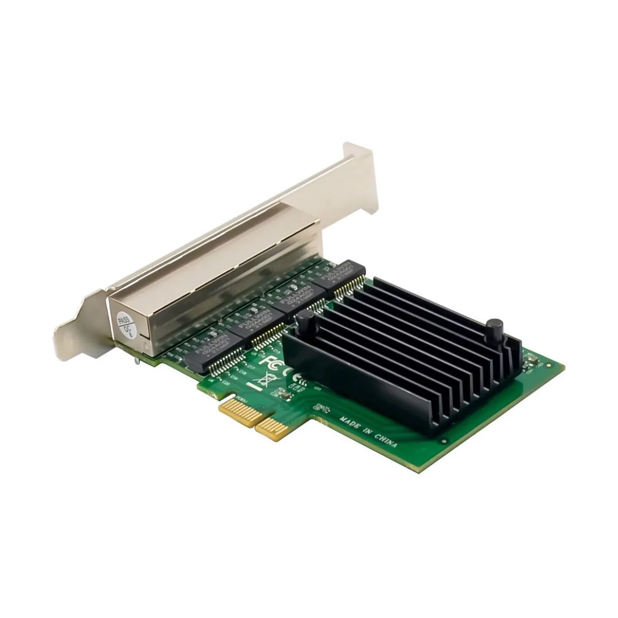 InLine Quad Gigabit Netzwerkkarte, 4x RJ45 1 Gb/s, PCIe x1 51127B