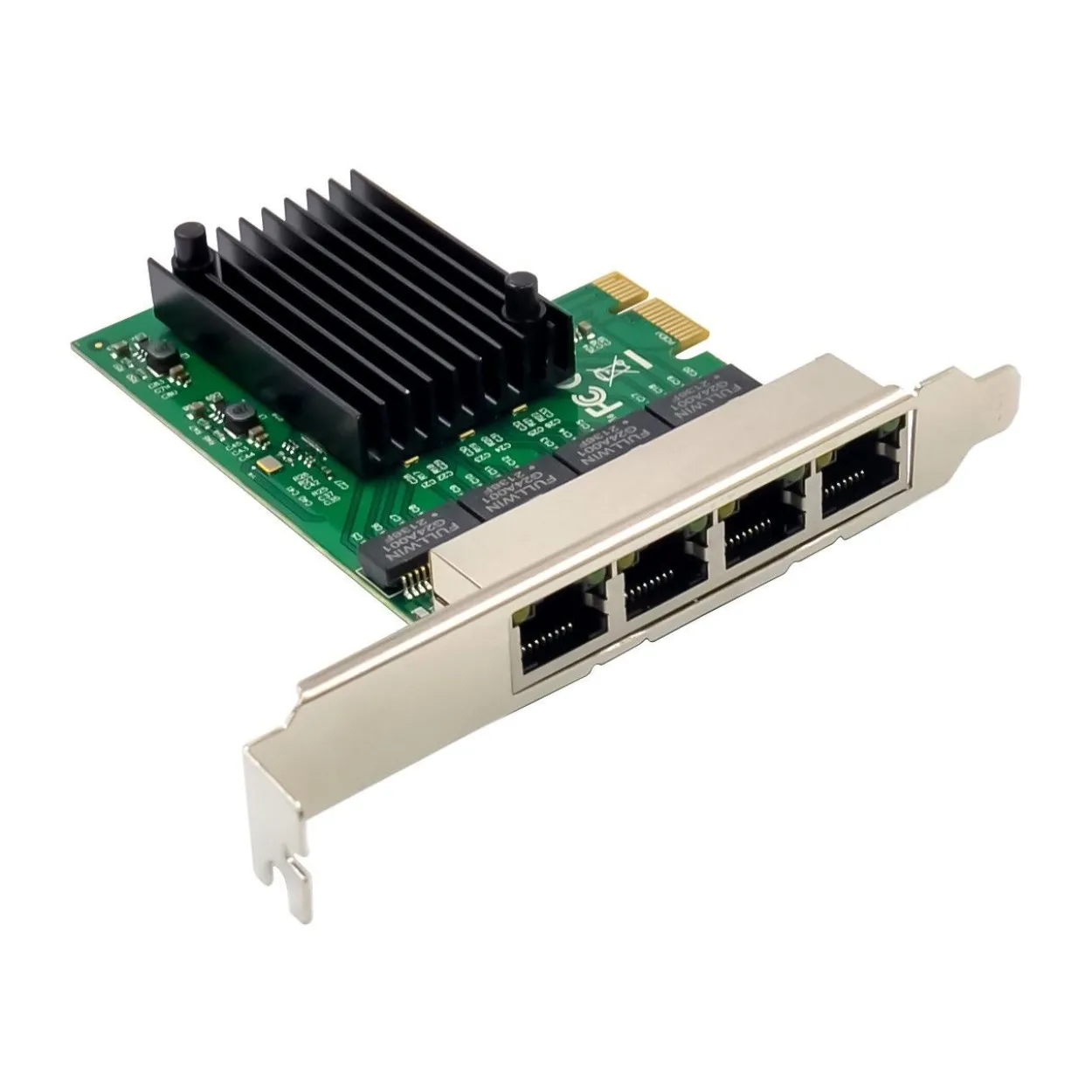 InLine Quad Gigabit Netzwerkkarte, 4x RJ45 1 Gb/s, PCIe x1 51127B