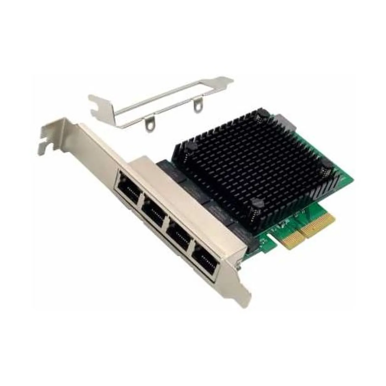 InLine Quad Gigabit Netzwerkkarte, 4x RJ45 2,5Gb/s, PCIe x4, inkl. low profile