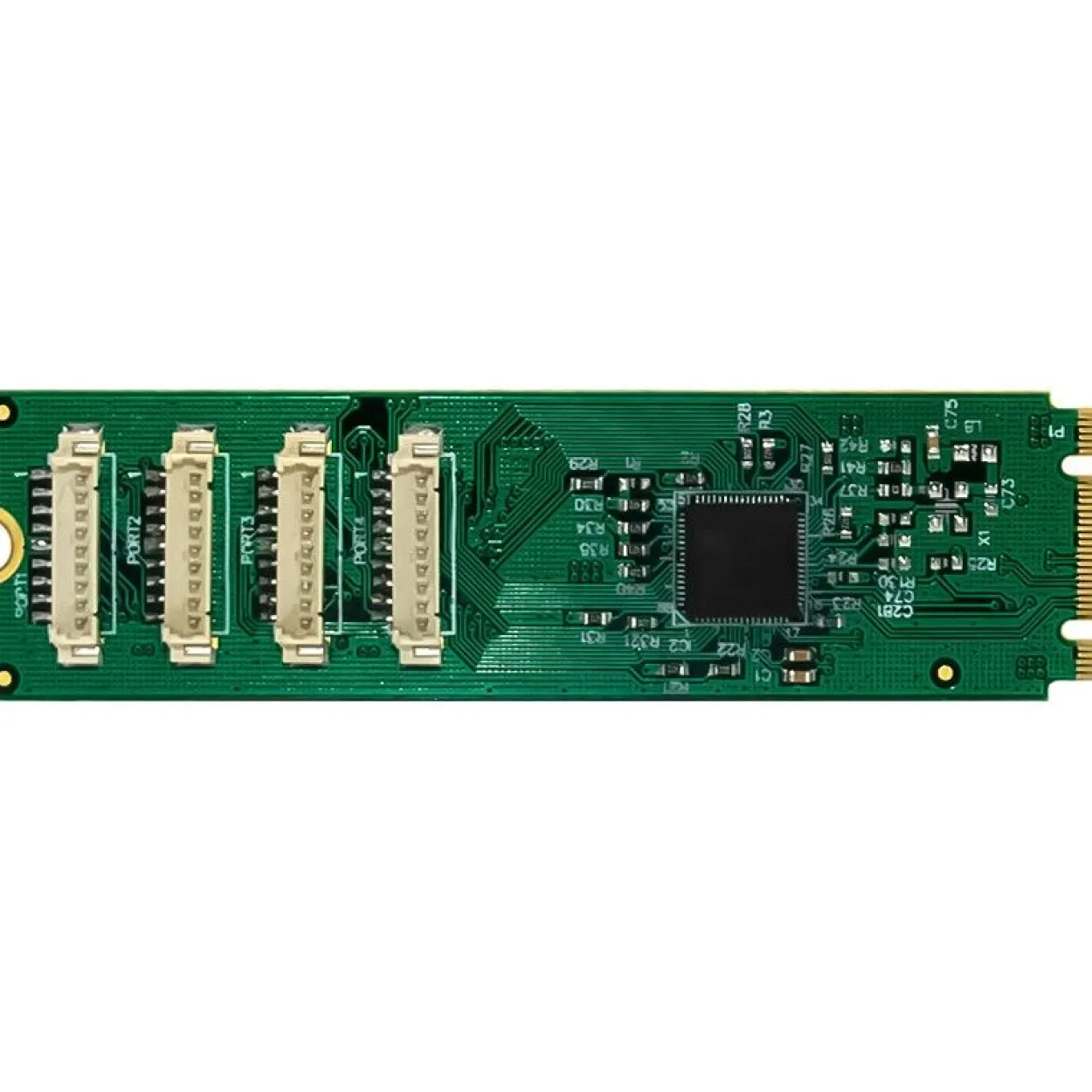InLine Schnittstellenkarte M.2 zu 4x seriell 9pol Stecker