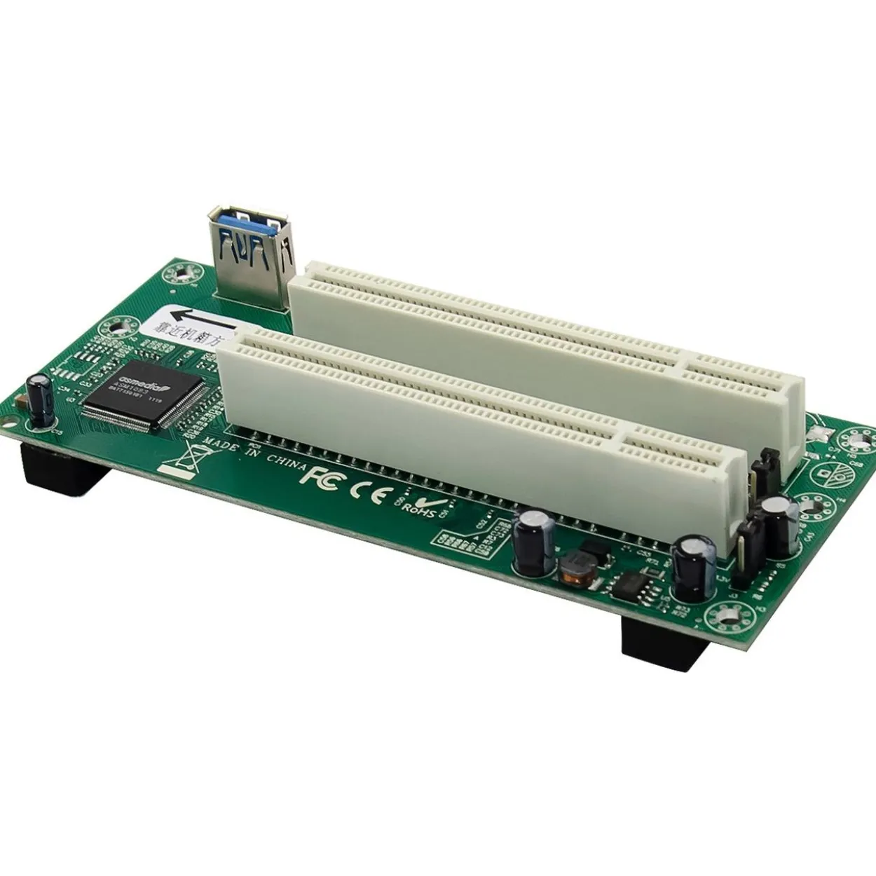 InLine Schnittstellenkarte, PCIe x1 zu 2x PCI 32-Bit, inkl. 60 cm Kabel